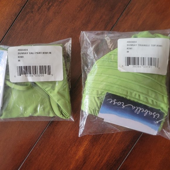 ISABELLA ROSE Sunray Triangle Bikini Top(M) Kiwi|*FLIRTY & FUN, SExY w SOFT PADS - Picture 8 of 8